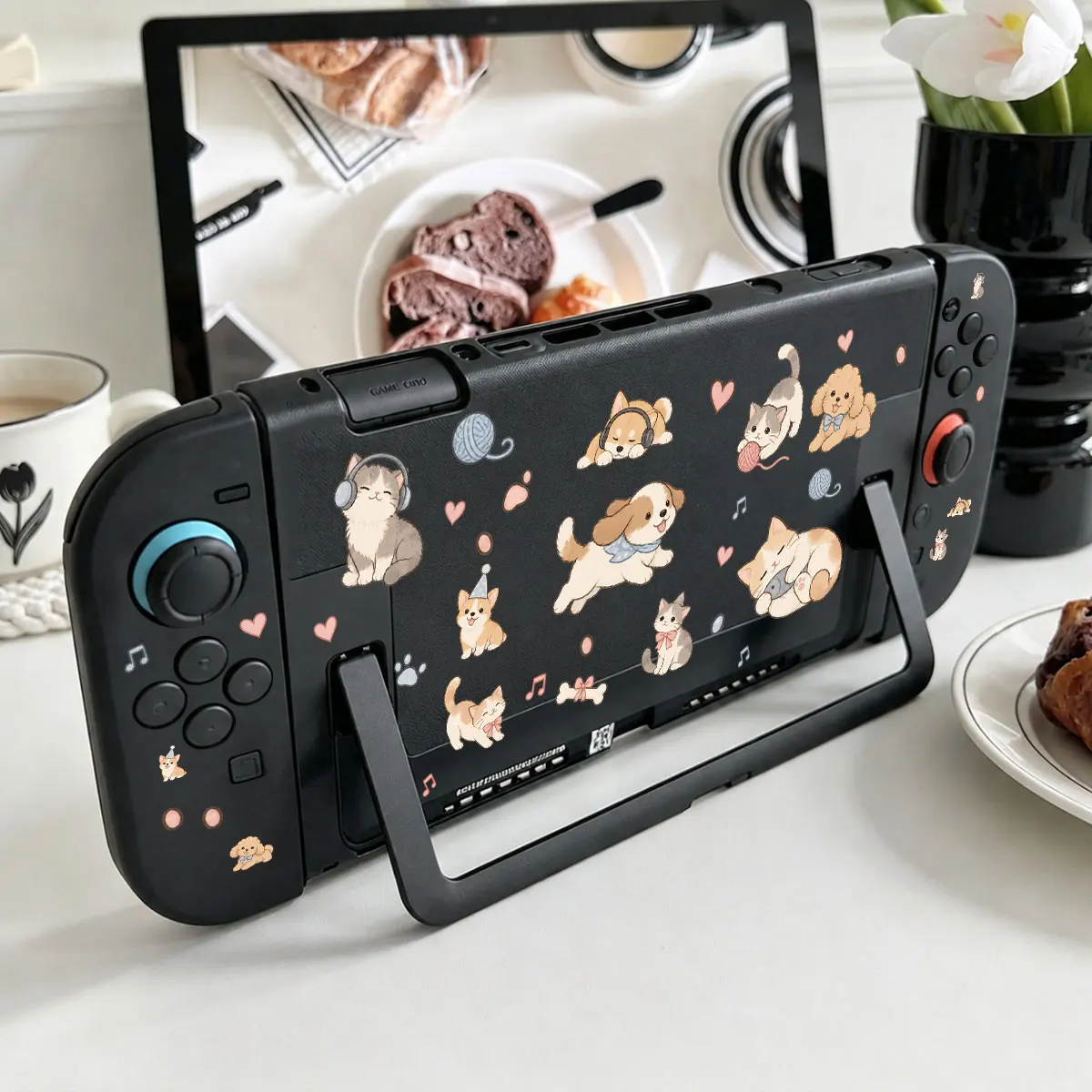 Hard Crystal Acrylic Protective Case Dockable Base Detachable Joy-Con Split-type Housing for Nintendo Switch 2 NS2 Console