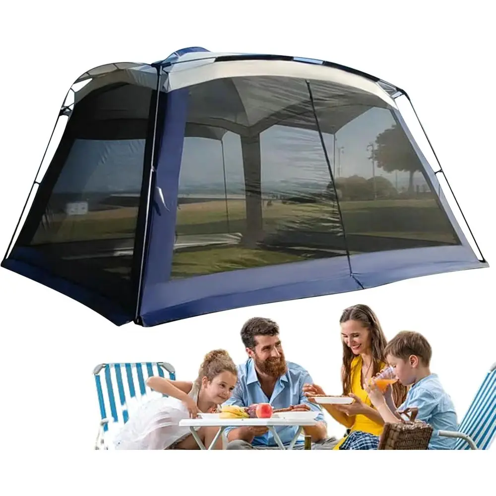 

Portable Outdoor Mesh Tent for Shade and Sun Protection - Ideal for Picnics, Hiking, and Family Trips