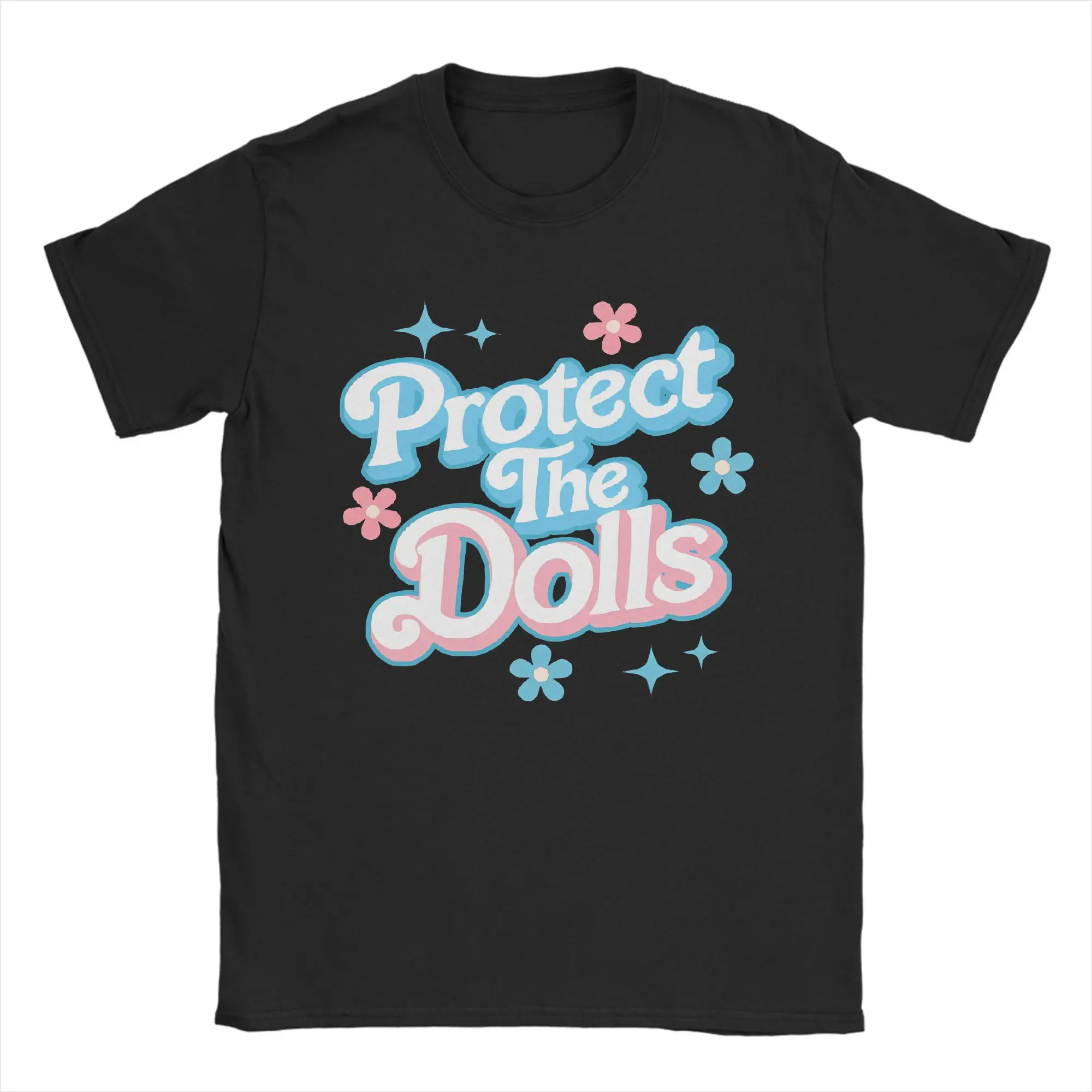 

Футболка LGBTQ Protect The Dolls, лето 100, хлопковые футболки для мужчин, повседневная футболка в стиле Харадзюку с короткими рукавами, забавные топы Y2K