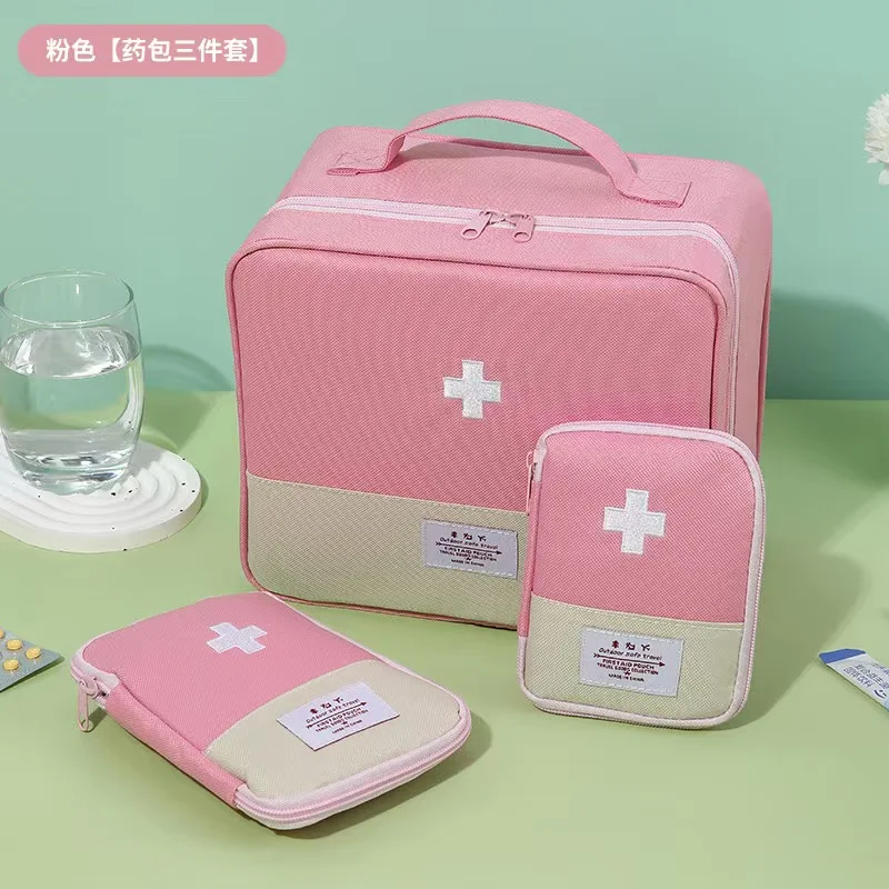 

Portable Travel Medicine Storage Bag Small Emergency Medical Pouch Convenient Carry-On Drug Organizer Oxford Fabric Storage Bag