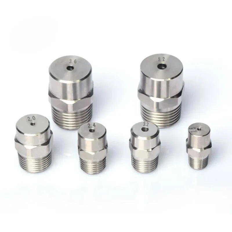 High Quality Stainless Steel Standard Angle Solid Cone Nozzle Industrial Humidifying Moistening High Pressure Nozzle