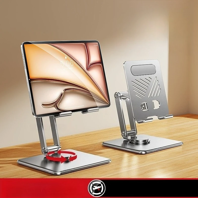 

Adjustable Height Rotatable Desktop Stand Phone Tablet Holder Heat Dissipation Lazy Support Compatible with iPad Laptop Computer
