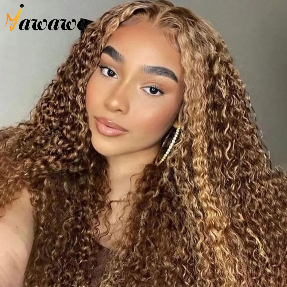 Yawawe hair glueless wig human hair Water wave Wear Go PreCut HD lace frontal wig glueless preplucked human wigs ready to go