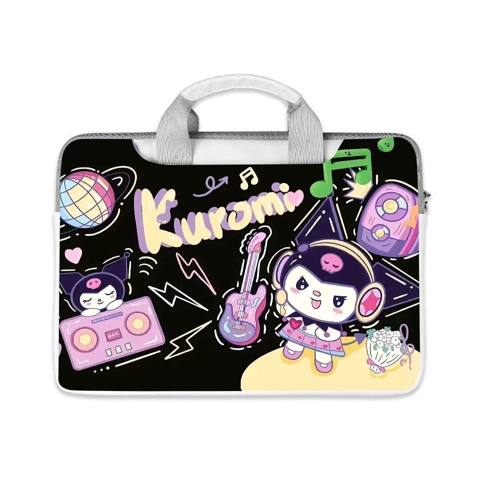 

Сумка для ноутбука с рисунком Hello Kitty Kuromi, 13, 14,6, 15, 15,6 дюймов, сумка для ноутбука Macbook, сумка для компьютера, портфель, дорожная сумка, праздничный подарок