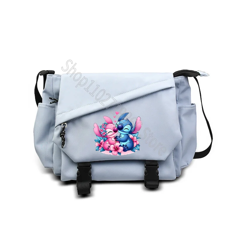 Lilo & Stitch Messenger Bag Disney Lovers Crossbody Bags Anime Movie Graphic Print Fashion Handbag Valentine's Day Birthday Gift