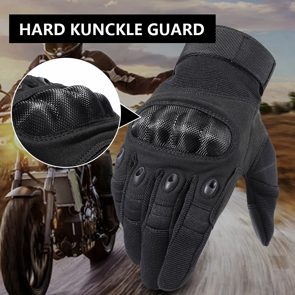 Motorcycle Full Finger Gloves Men Touch Screen Breathable Motorbike Riding Motocross Moto Racing Biker Enduro Protective Gear