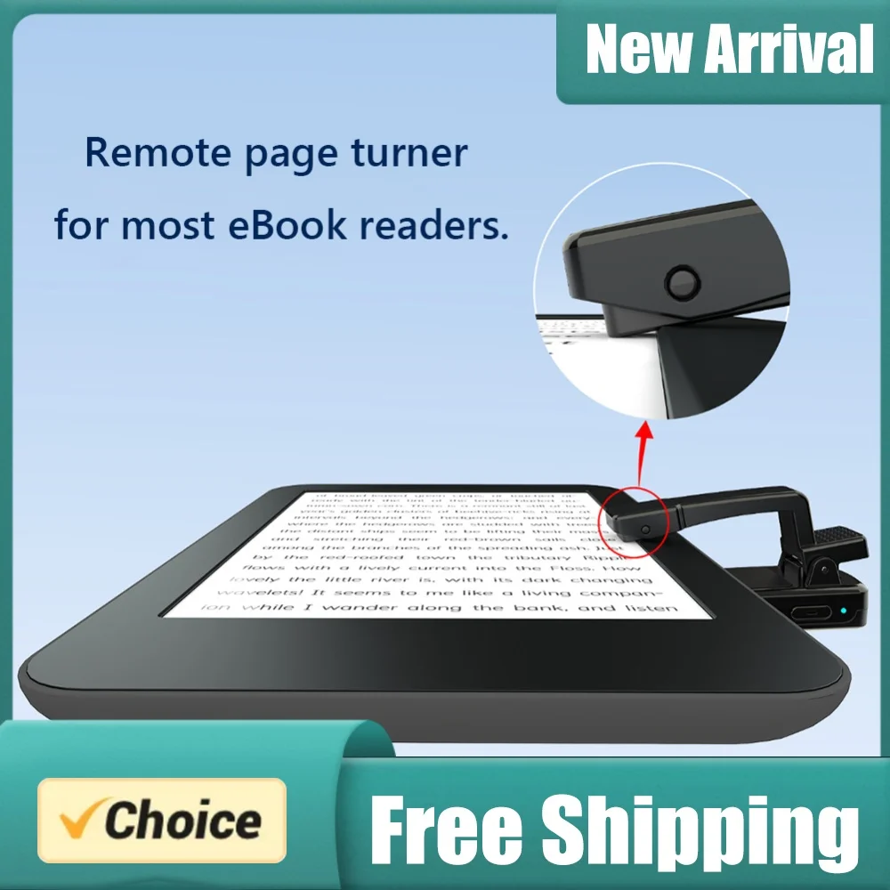 Scrolling Ring for Bluetooth-Compatible 5.0 Page Turner Clicker for Android for for for for for Kindle Paperwhite/Oasis