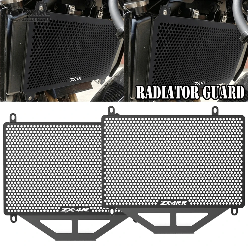 

Motorcycle Parts For Kawasaki ZX-4RR/ZX-4R/ZX-4R SE 2023 2024 ZX4RR ZX4R ZX 4R Radiator Grille Guard Cover Fuel Tank Protect