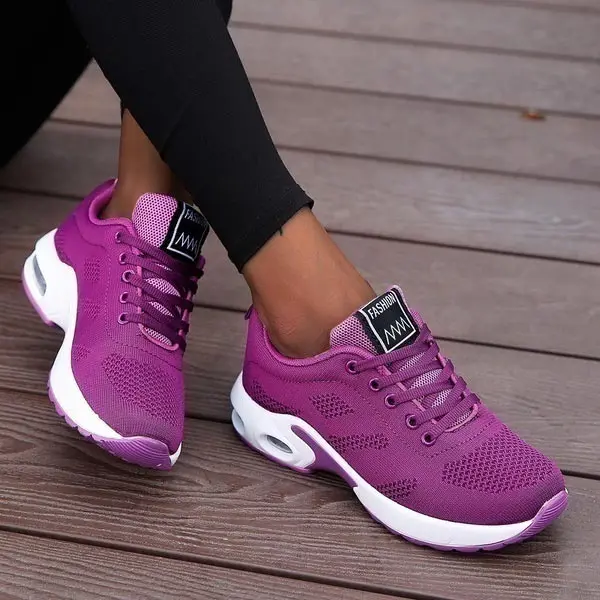 Big Size Summer Air Cushion Women\'s Sport Shoes Ladies Sneakers Female Running Shoes Sports Woman Blue Pink Basket Gym GMB-1055