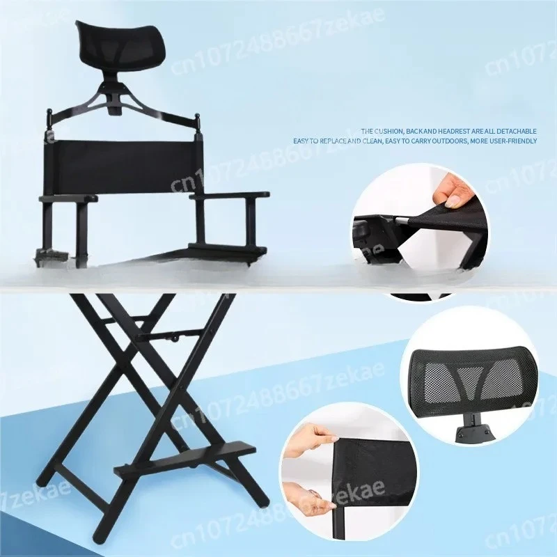 Aluminum Alloy Folding Chair Foldable Small Packaging Outdoor Makeup Professional Portable Chair image 6