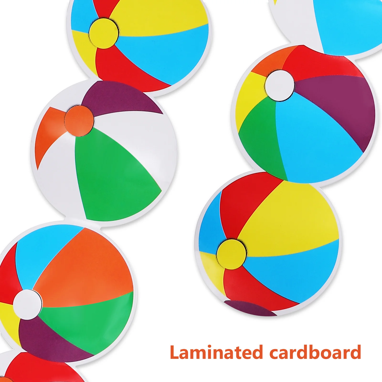 

Blackboard Wall Decor Beach Ball Pattern Bulletin Board Trim Sticker For Classroom Home Party Ocean Theme School Borders