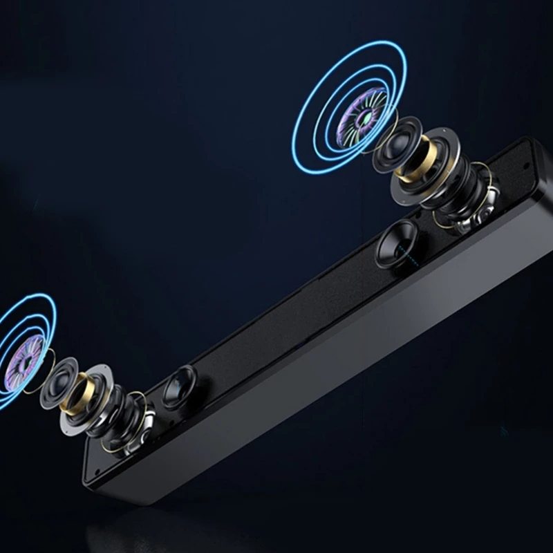 Loa máy tính, Loa thanh âm thanh hỗ trợ USB cho máy tính để bàn Máy tính xách tay PC