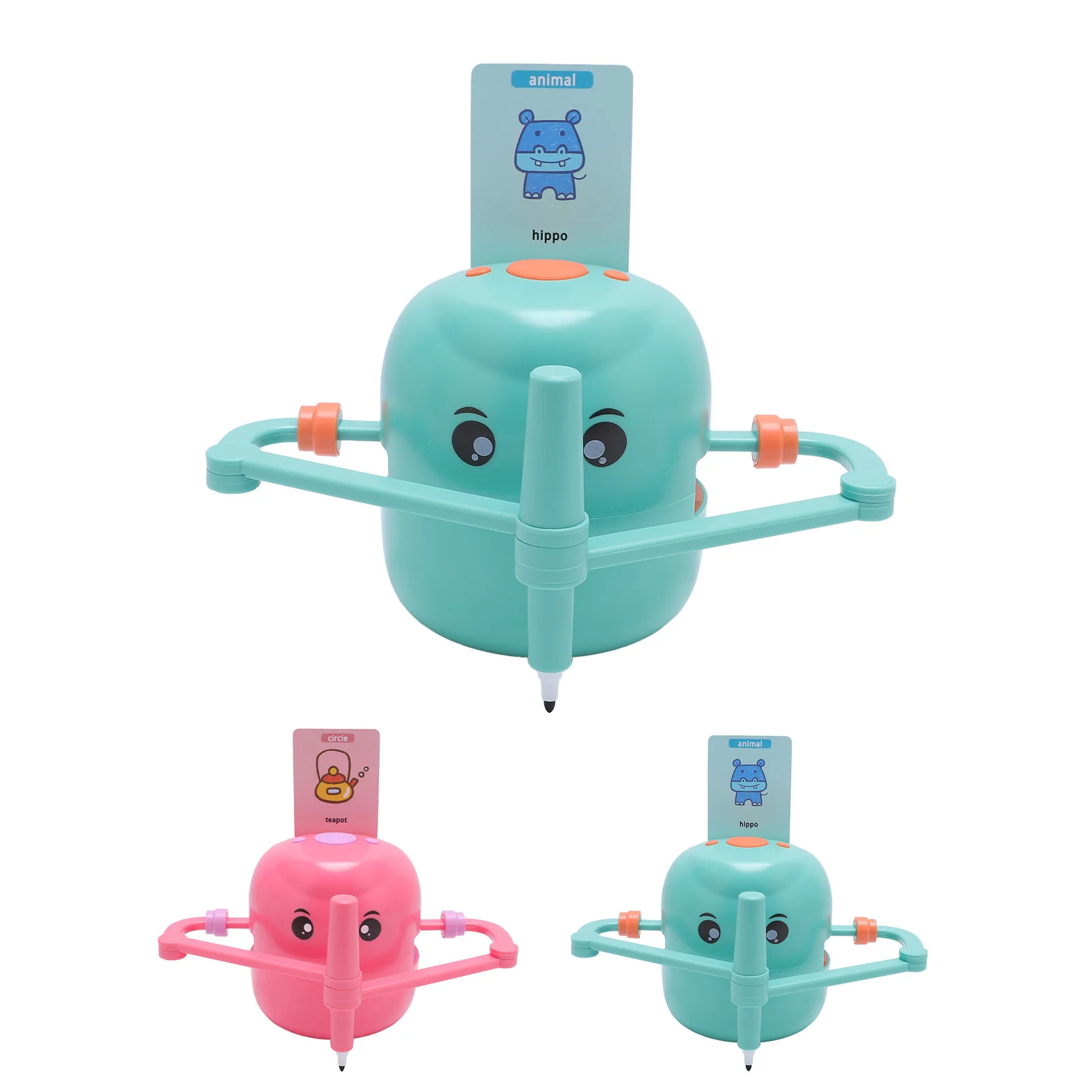 Robot da disegno intelligente per bambini Illuminazione artistica Robot da disegno educativo precoce interattivo Giocattolo da disegno automatico per bambini Ag