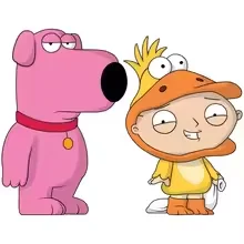 Animation Collector Family Figure Pack Stewie Griffin Pink Dog Cartoon Desktop Decoration For Animation Fans Christmas Gift