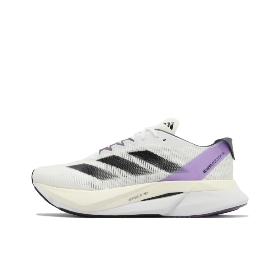 

Adidas Adizero Boston 12 Running 'Cloud White Purple' Women's ID6900