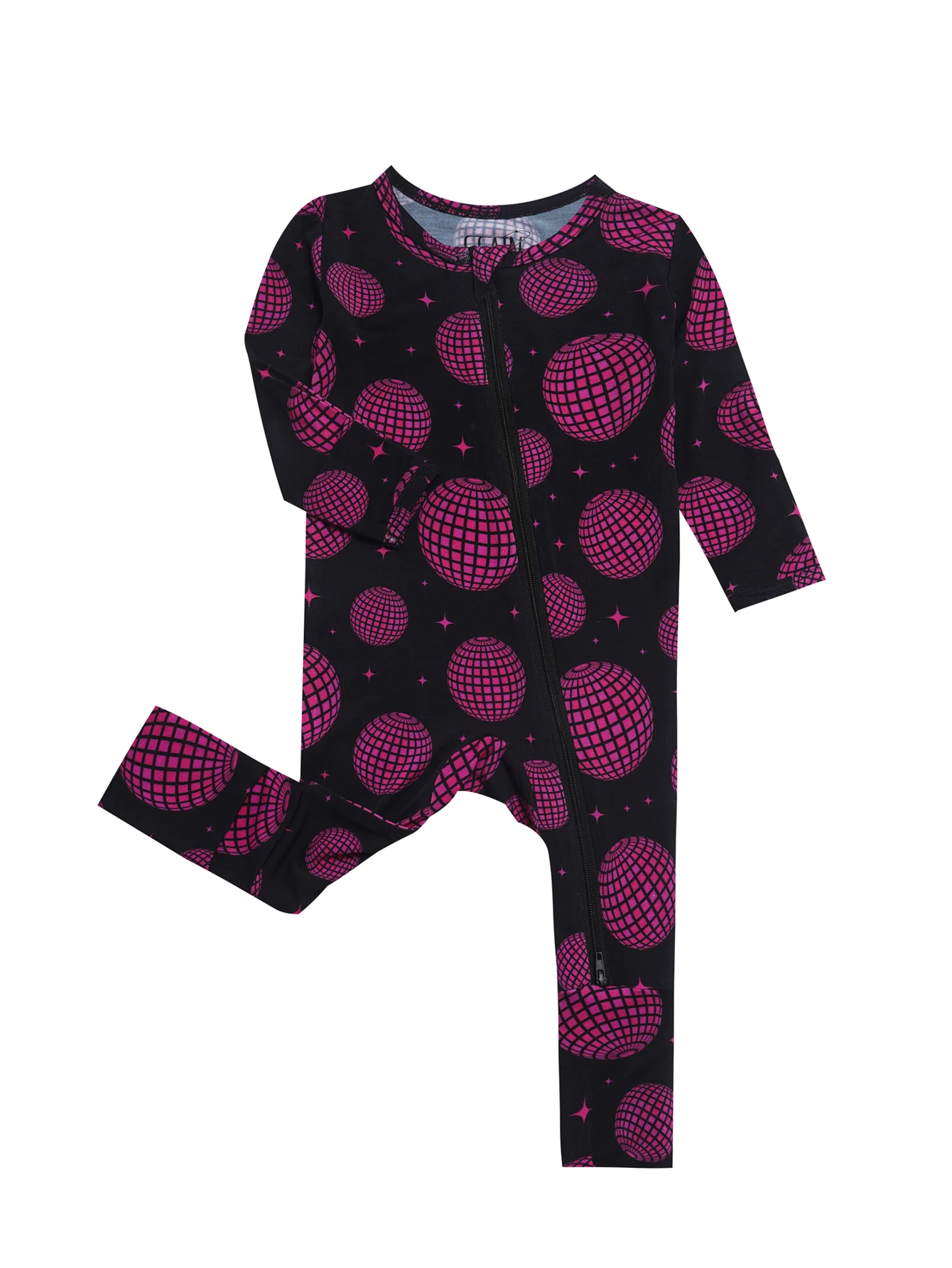 Infant Bamboo Fiber Onesie with Zipper Design, Suitable for All Seasons, Fits 0-24 Months, Can Be Worn Outdoors 3