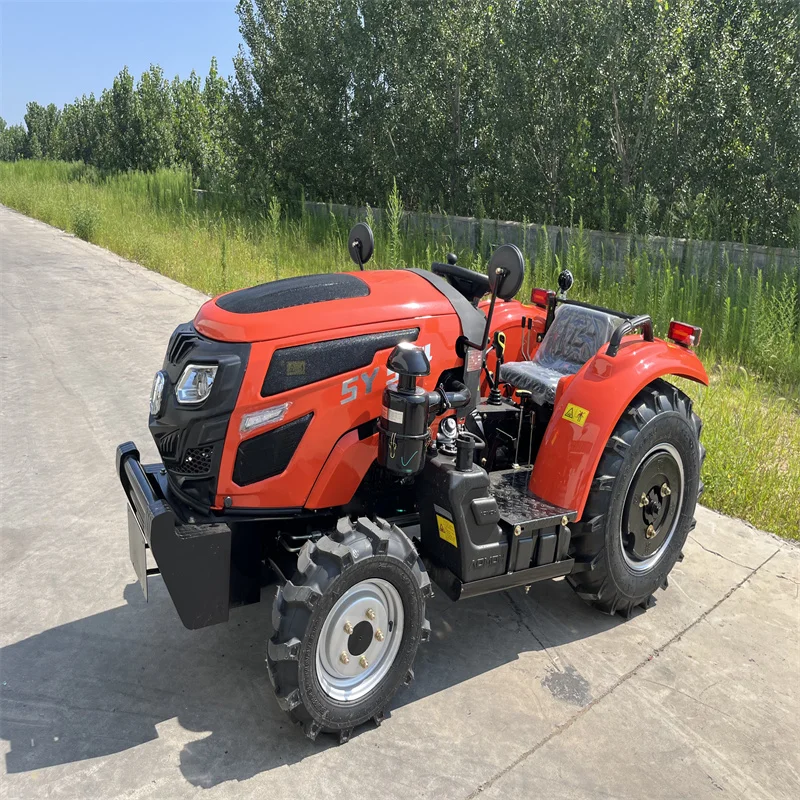 SYNBON Multifunctional 4 Wheels Farm 50hp 4x4 Small Tractor For Farm And Garden
