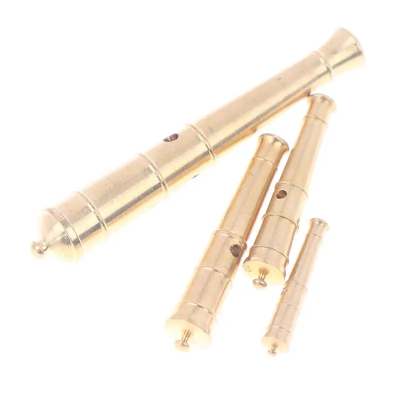 

Золотые аксессуары для древних моделей корабля, высококачественные латунные кани с ЧПУ, фурнитура для пистолетов для парусников, 4 размера, модель корабля, пистолеты