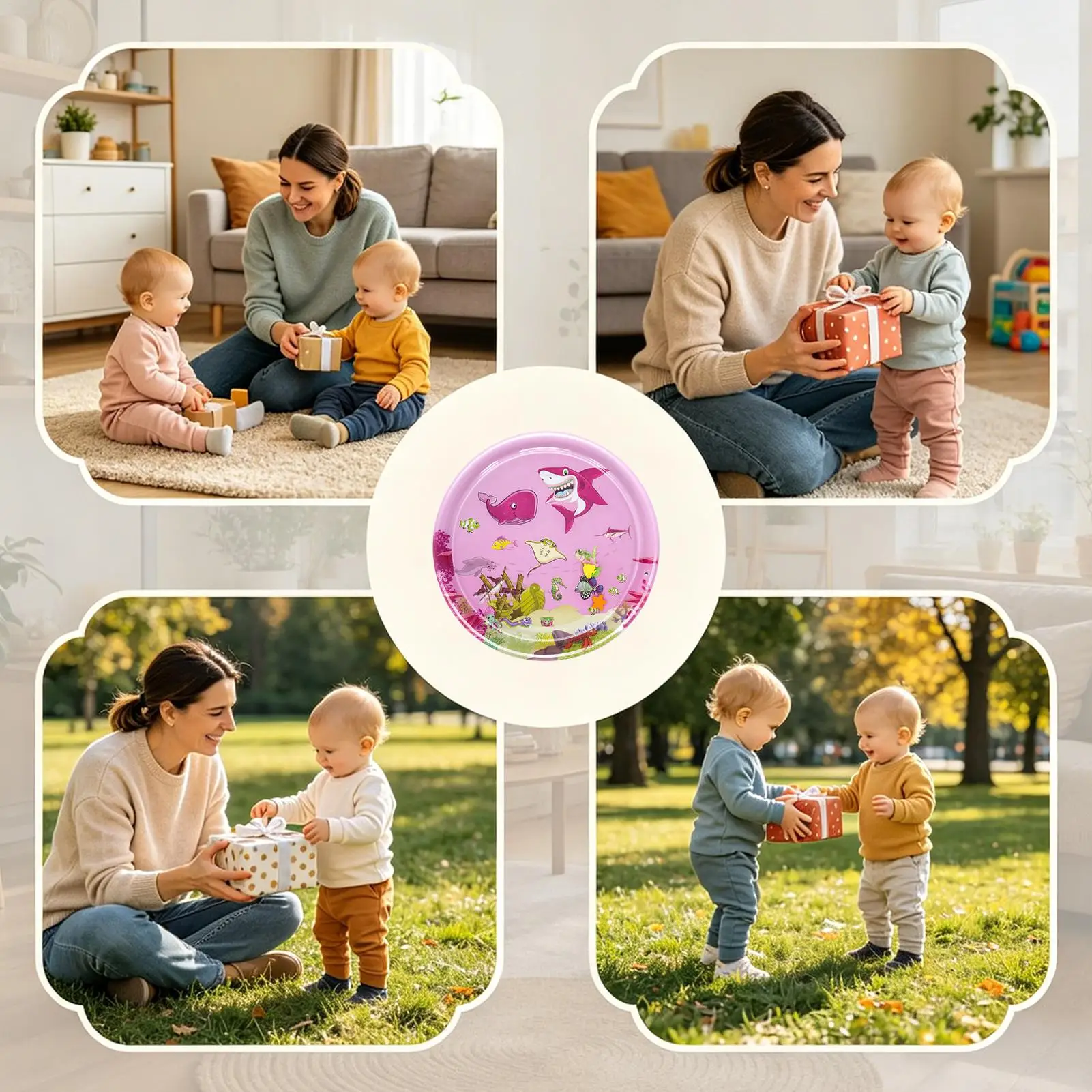

Kids Water Play Mat Portable PVC Sensory Crawling Toys Sensory Play Mat For Boys Girls Beach Outdoor Camping Travel Floor