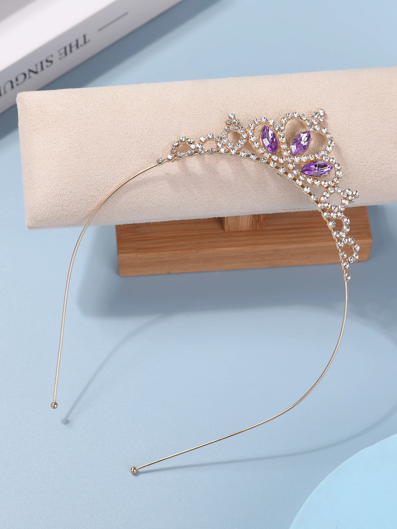 Frozen Princess Strass Krone Kopfschmuck Kinder Haarband Mädchen Aisha Stirnband Haarschmuck – Detail 14