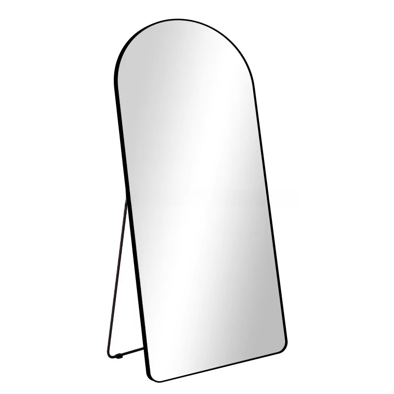 Arched long-length mirror floor clothing store fitting mirror beauty large mirror