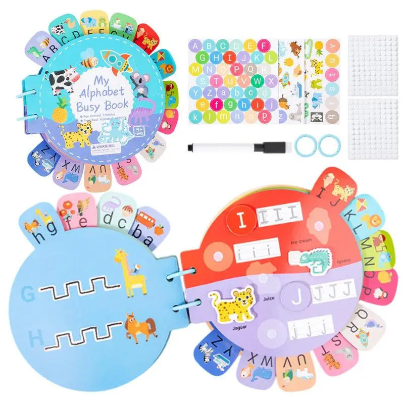 

Alphabet Matching Toy Letter Cognitive Book Early Childhood Developmental Toy Educational Preschool Preschool Activities For