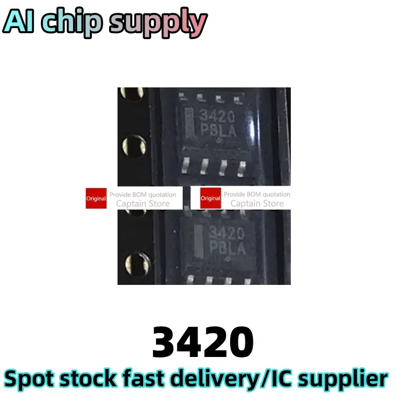 5PCS NCP3420 NCP3420DR2G 3420 SOP-8 Synchronous Step-down Converter Chip