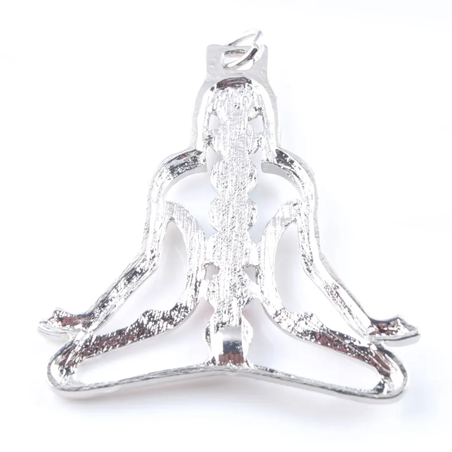 7 Chakras Natural Stone Pendants Meditating Charms for Jewelry Making Diy Necklace Accessories N3261 image 4