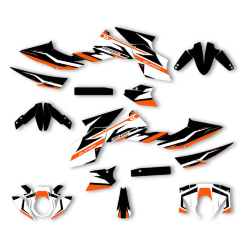 

SPACE Custom Motorcycle Graphics For KTM 2005-2016 SUPER DUKE 990 2007-2013 DUKE 990R Decal Stickers Kits 006