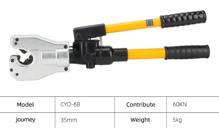 Solid-Die Crimping Tool AA CYO-6B Manual Hydraulic Pliers
