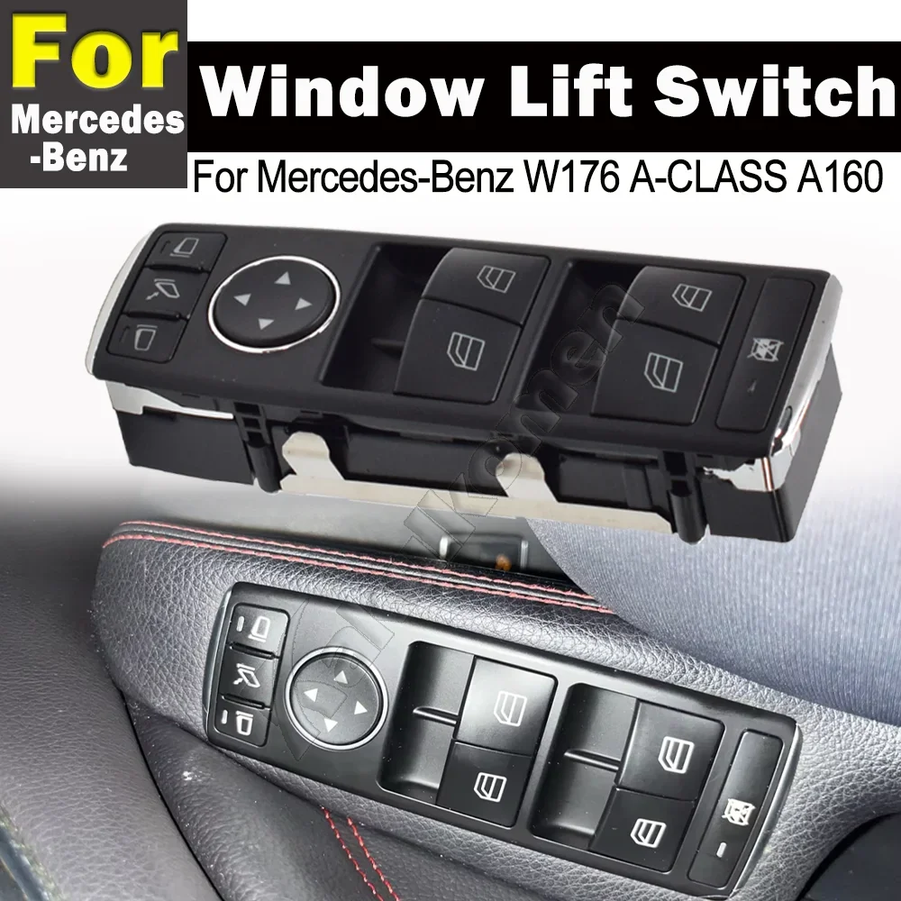 

Автозапчасти для Mercedes-Benz B ML G GL GLA Class 2013-2016 A1669054300 A1669054400 Кнопка главного переключателя окна с электроприводом