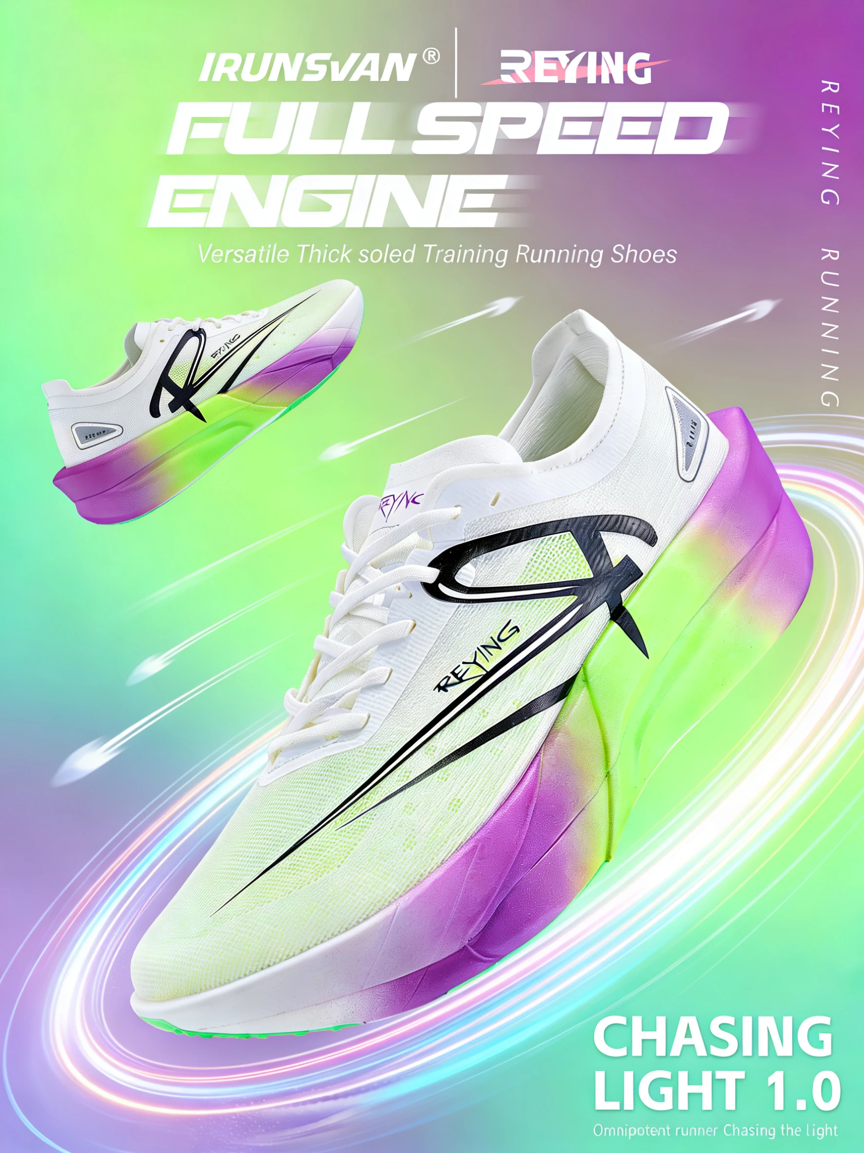 Sepatu Lari IRUNSVAN Sepatu olahraga pria dengan bantalan udara, anti selip, untuk olahraga luar ruangan, lembut dan nyaman