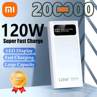 Xiaomi Fast Charging Power Bank 200000mAh Ultra Large Capacity Powerbank 120W Super Charge Portable External Battery LED Display