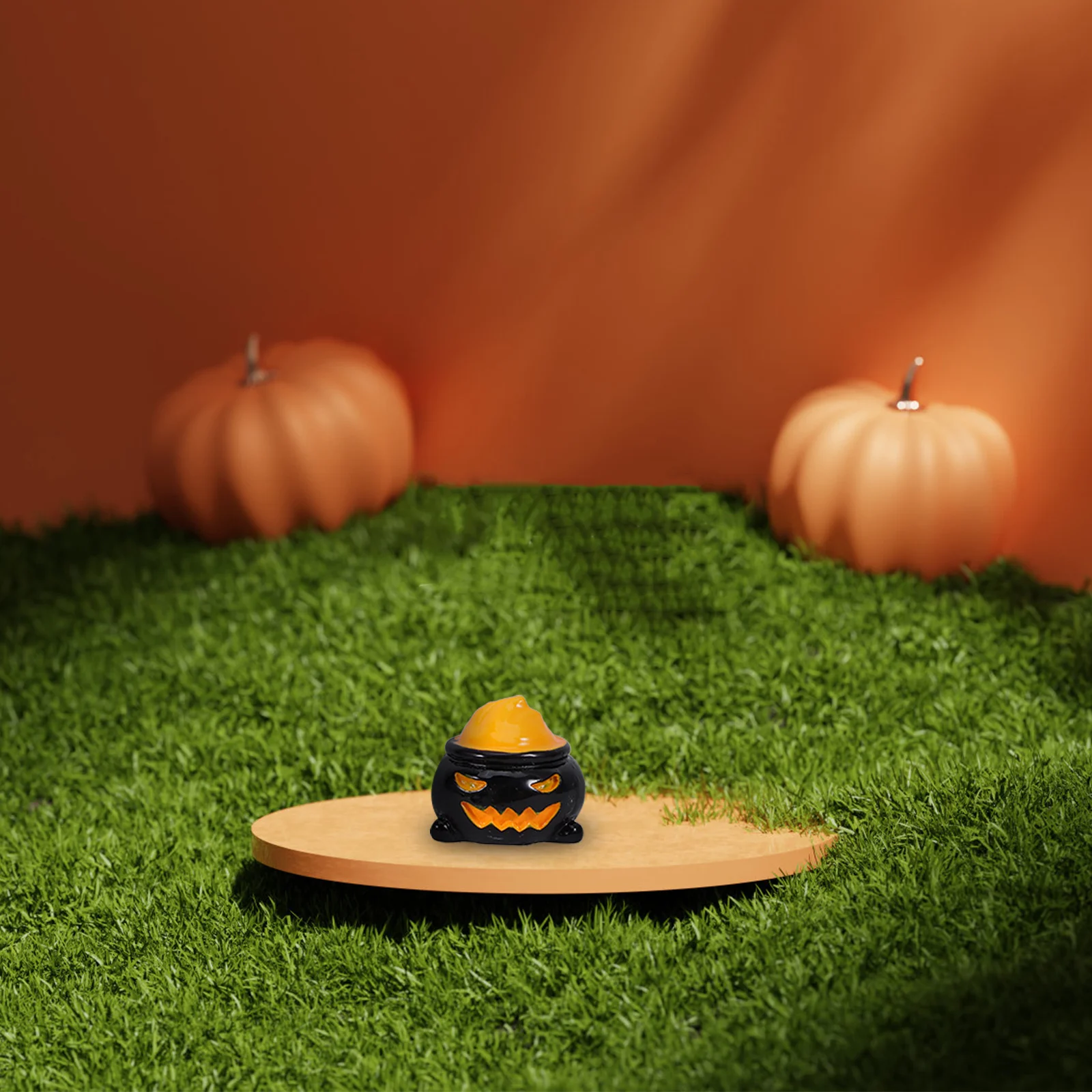 

10Pcs Miniature Resin Halloween Pumpkin Decorations Micro Landscape Ornaments Party Prop Halloween Candy Bag Fillers