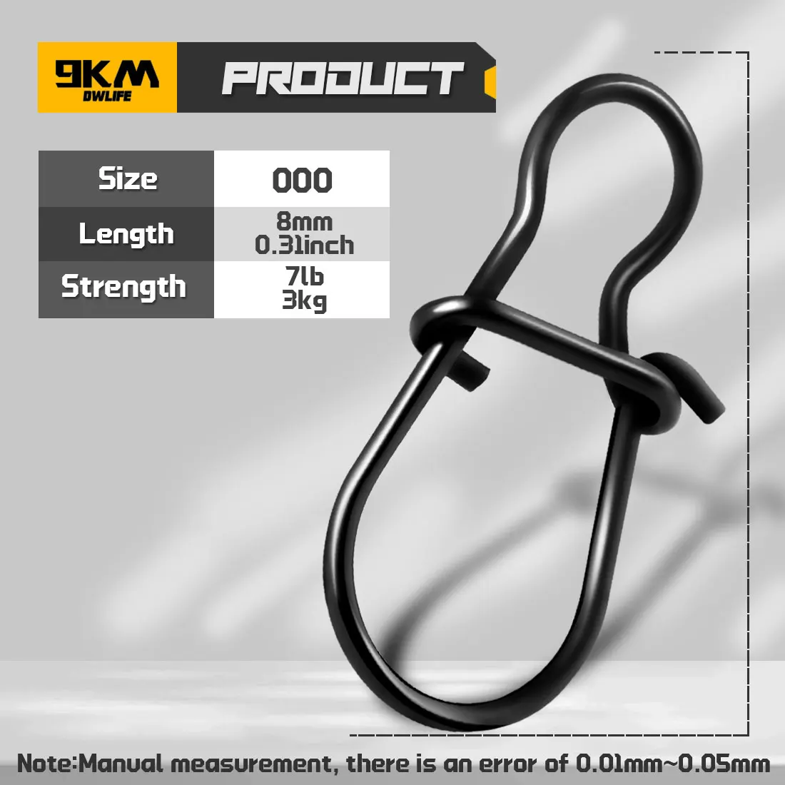 Duo Lock Fishing Snaps 25 ~ 100 Stück Angelclips Speed Clips Karabiner Angelwirbel Snap Salzwasser Schnellwechsel-Angelgerät