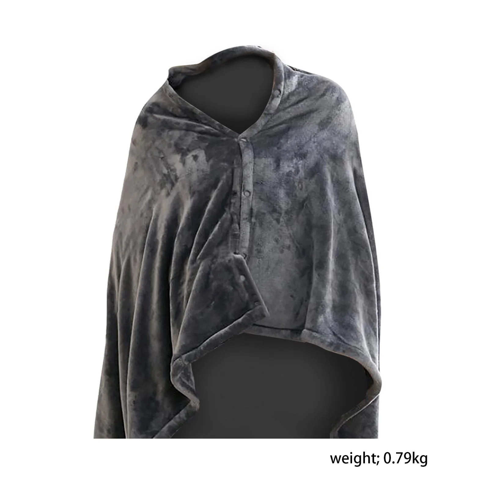Winter Rechargeable Heating Blanket Zipper Warm Shawl Fleece Heated Wrap Office Nap Portable Heating Thermal Throw Blanket