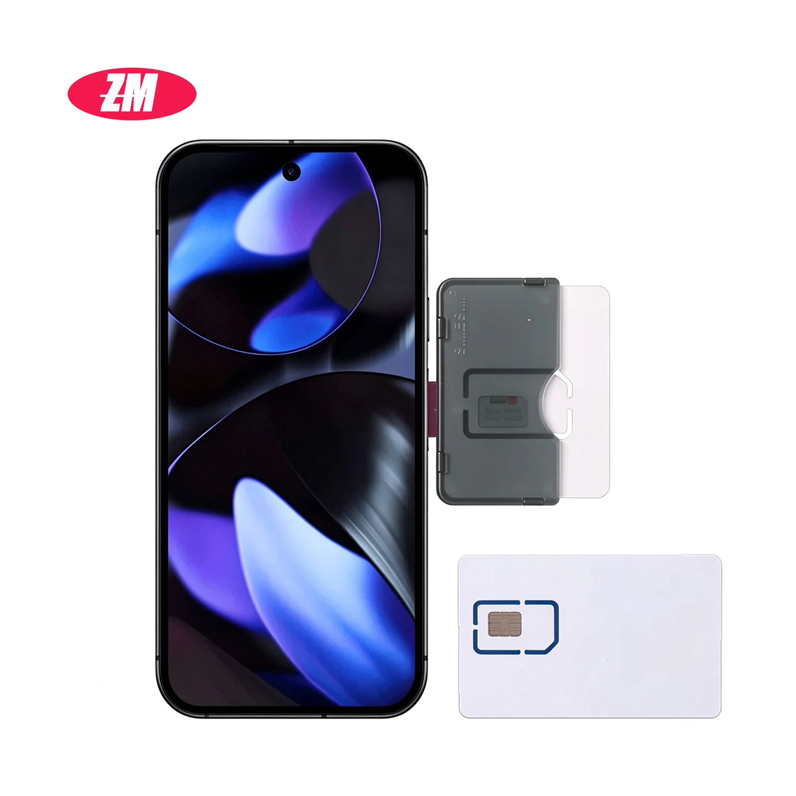 1pc SIM Card Adapter SIM Card Reader Mini SIM Nano For IPhone 5/6/7/8/X Android Phone Connector Adapter Moble Phone Accessories