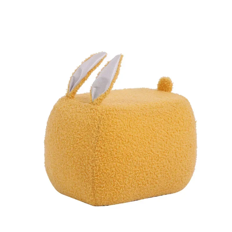 Rabbit Small Stool Creative Cute Entrance Changing Shoes Ottoman Children‘s Chair Toys Sofa Footrest Home Decoration Furniture