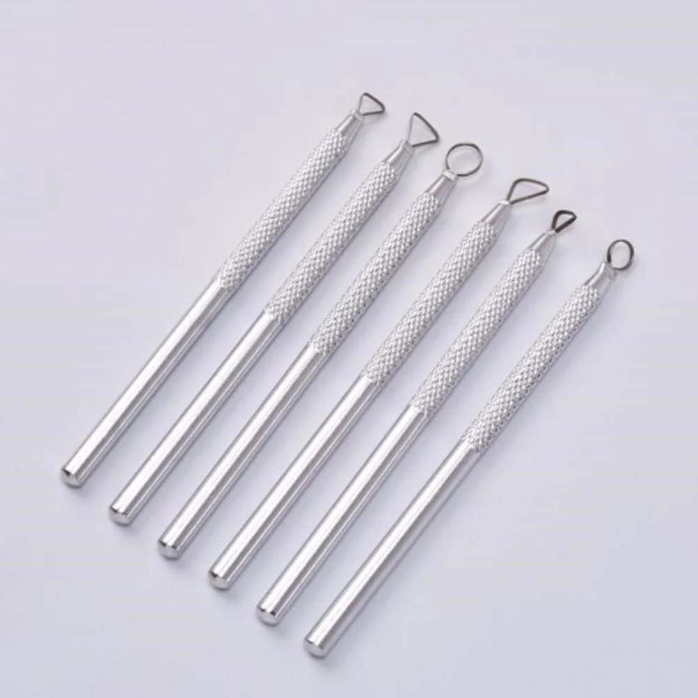 50set 6pcs/set Polymer Clay Tools Pottery Ceramics Ribbon Sculpting Tools Set Pottery Clay Sculpture Caving Tools