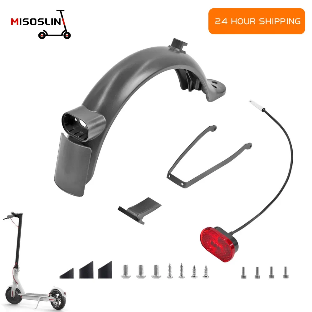 Back Fender Bracket Support Taillight with Scerws For Xiaomi M365 1S /PRO 2/ Mi3 Electric Scooter Rear Wheel Mudguard Set Parts