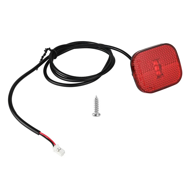 Scooter Tail Light with Wire Waterproof Rear Fender Light for Ninebot F40 Scooter Accessories