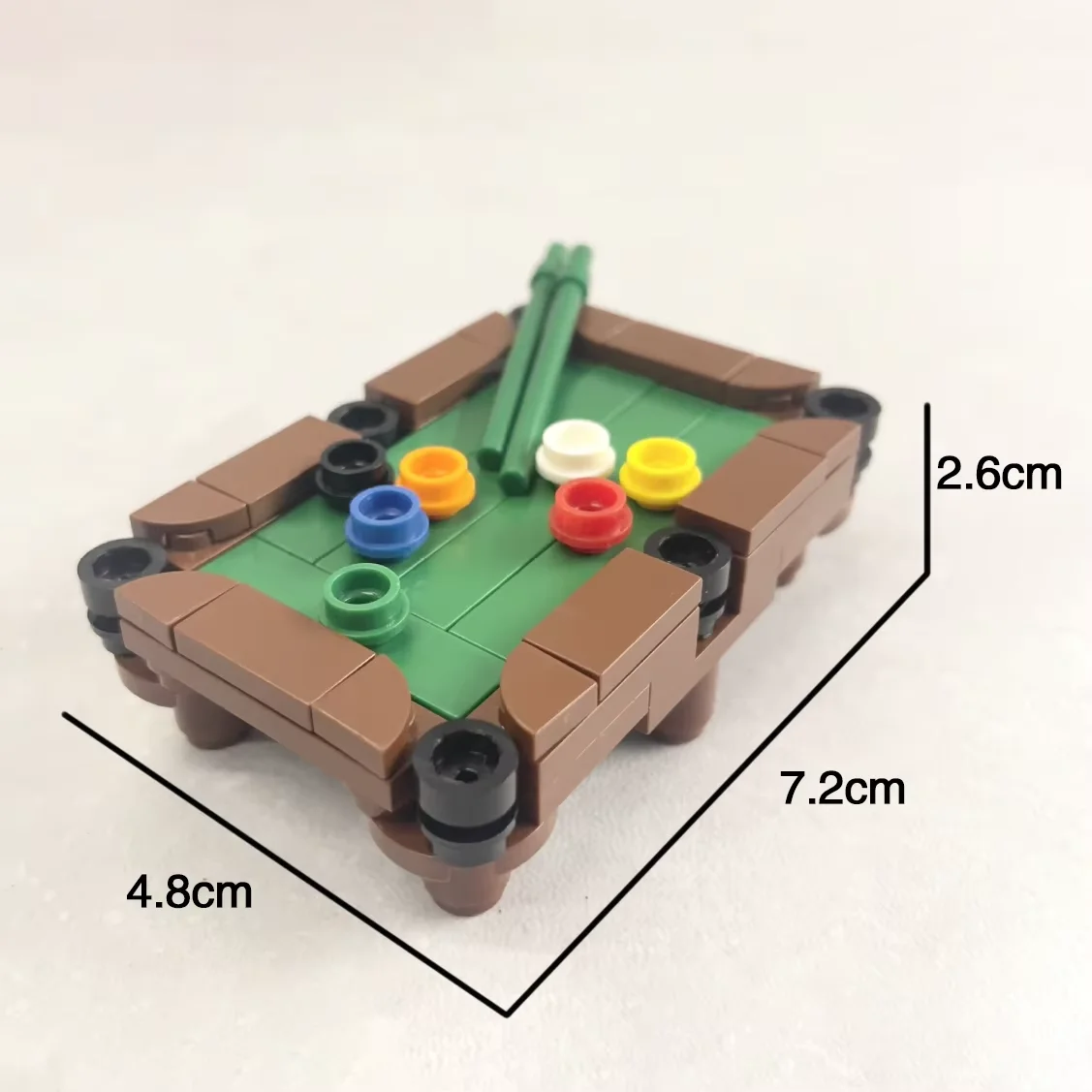 مكعبات بناء MOC صغيرة إبداعية ذاتية الصنع، ديكورات طاولة، إطارات توازن الروبيان الكمبيوتر، أرجوحة البلياردو والهدايا الاحتفالية