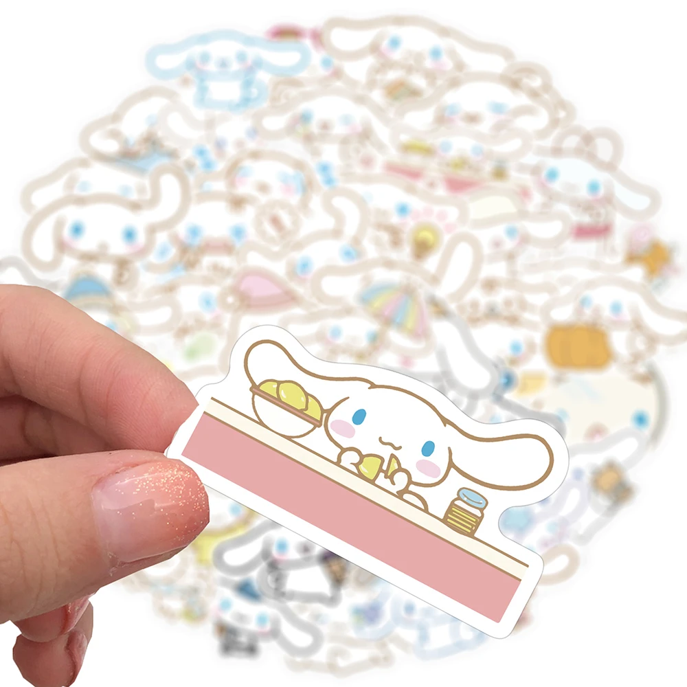 10/30/50PCS Cute Anime Cinnamoroll Waterproof Stickers Cartoon Decals Kids Toy DIY Diary Suitcase Scrapbook Laptop Bike Sticker