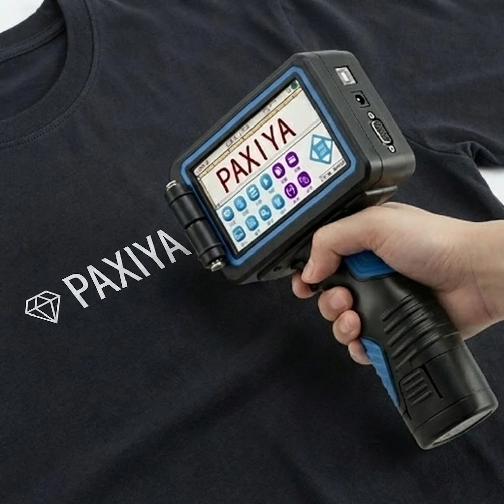 Portable Handheld Inkjet Printer Machine Date Handheld Batch Code Printer Inkjet For Packing Machine Pvc Bottles T-shirt Logo