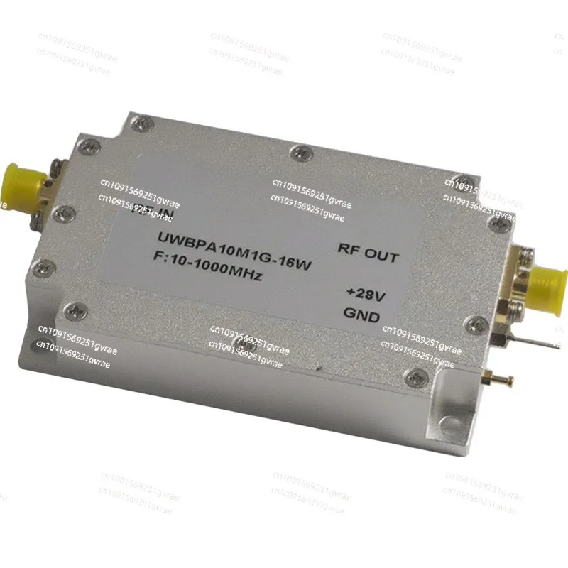 10-1000MHz 16W RF power amplifier, wideband power amplifier, RF power amplifier