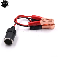 NEWEST 1 Pcs Universal Car Styling Car Auto Alligator Clip 12V DC Cigarette Lighter Socket Adapter Wholesale Car Accessories