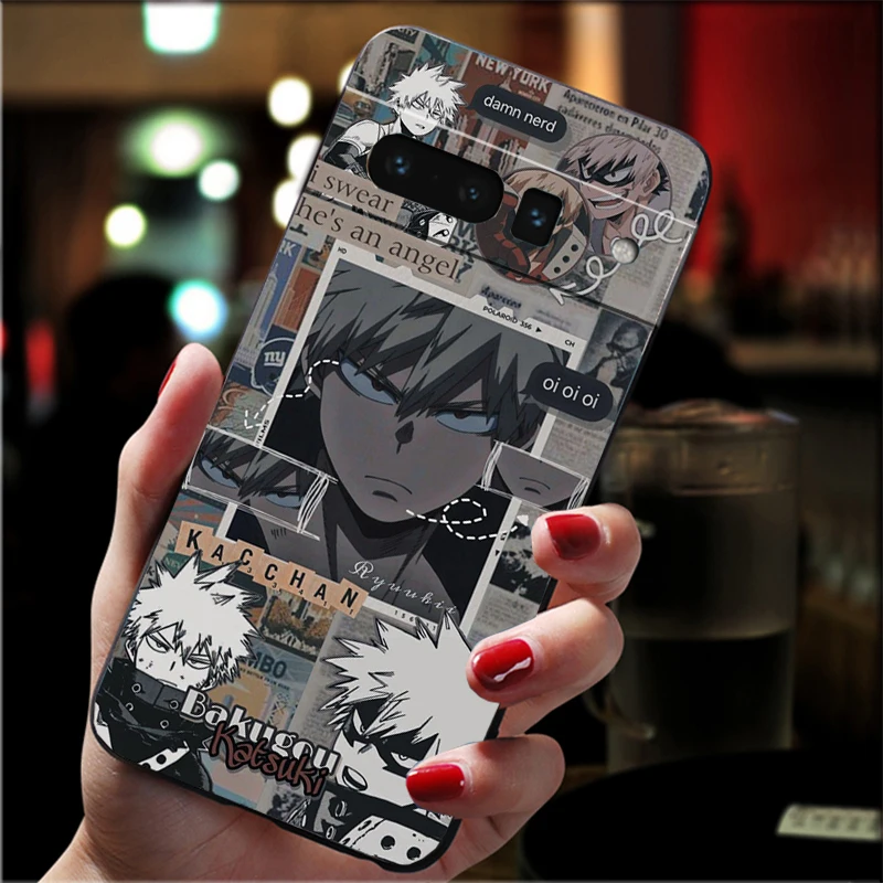 حافظة لهاتف جوجل بيكسل 10 9 برو XL 9A 8 7 6 برو بيكسل 8A 7A 6A بكسل 8 7 6 5 بطلي الأكاديمية الجمالية باكوغو