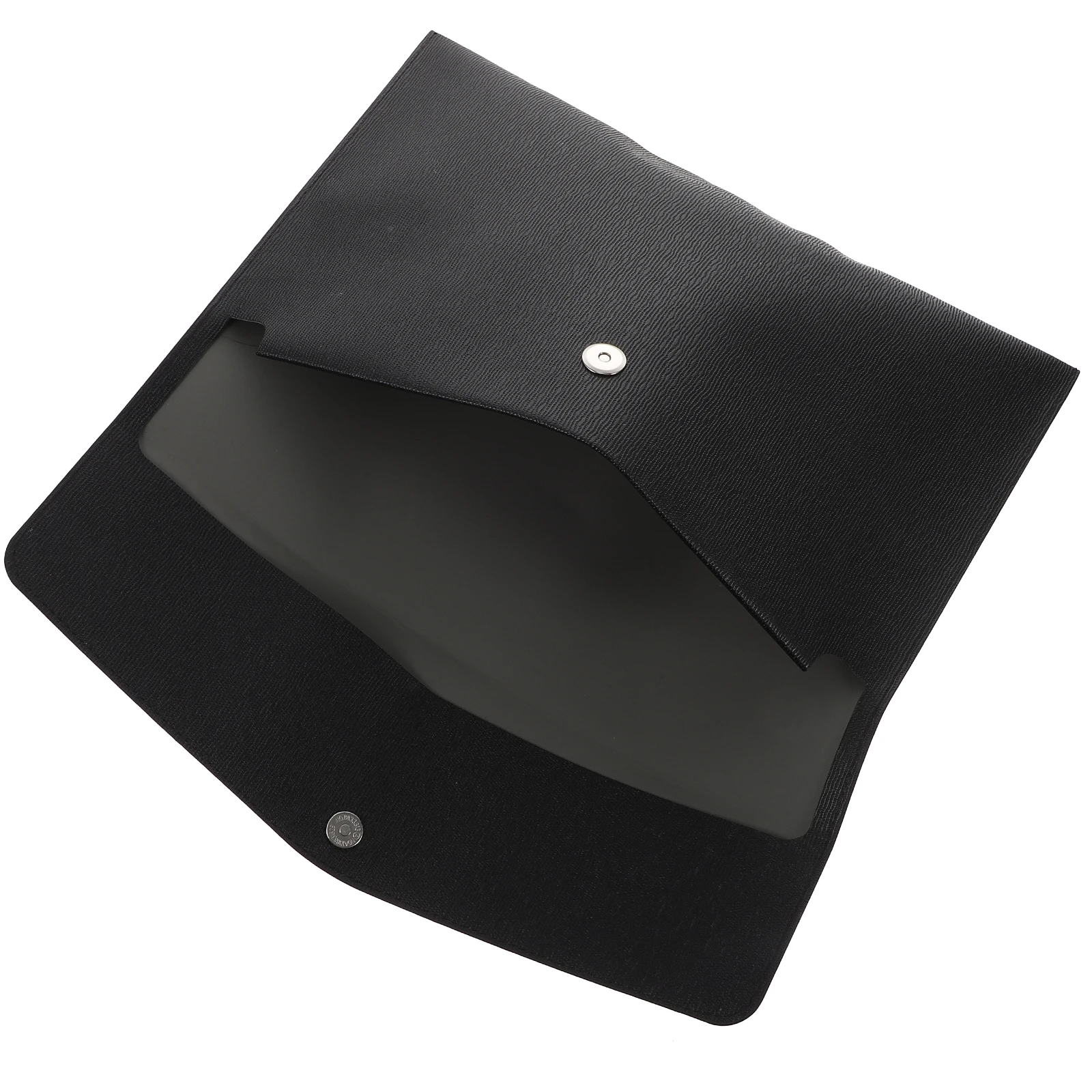 

A4 File Folder Case Snap Closure Portable Document Organizer Office Receipt Contract Storage Travel File Bag