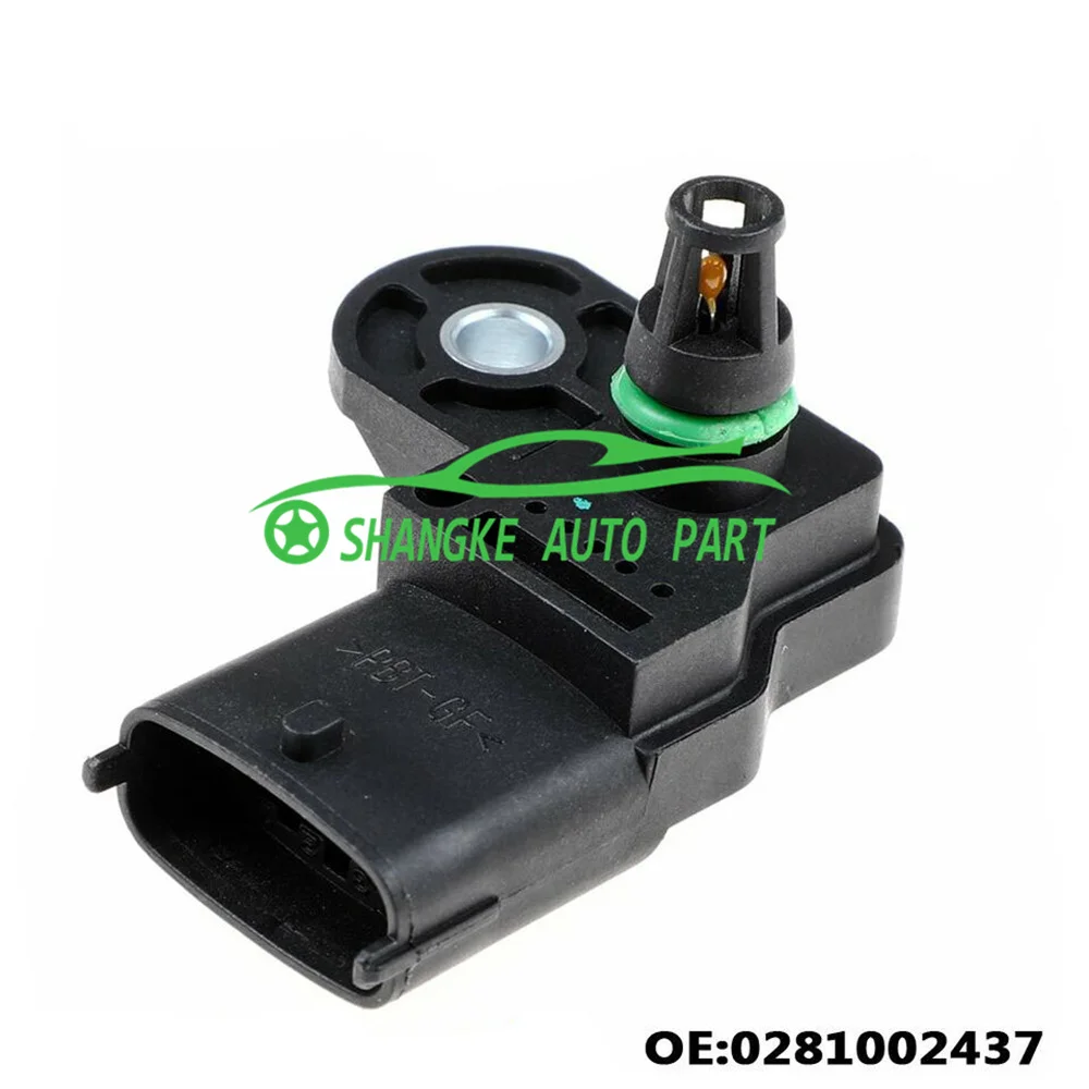 Intake Air Pressure Sensor OEM 0281002437 24459853 0281006077 Fits FFiat Croma Doblo Ducato Vauxhall Vectra LLancia FFord Ranger