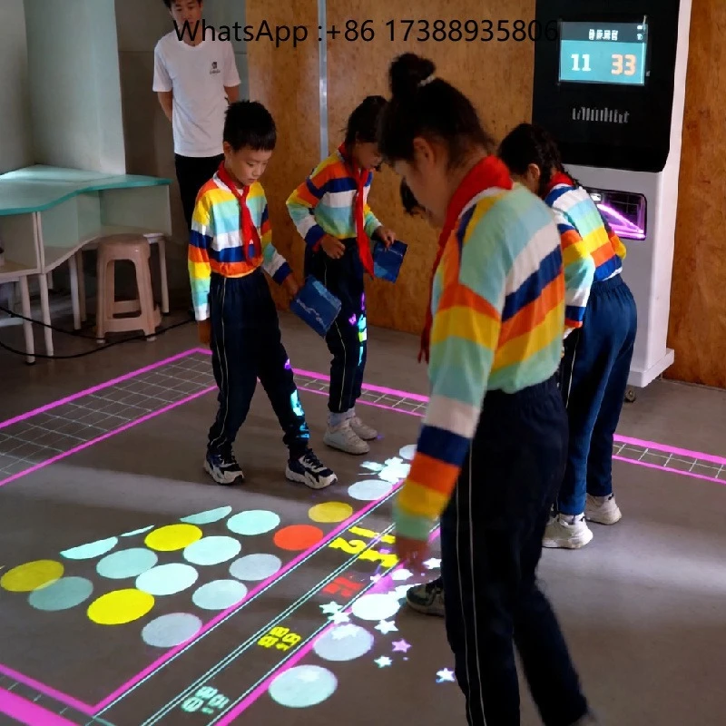 OEM Mobile Interactive Floor Projection Sport All-in-One Interactive Games with Touch Screen for Advertising Equipment